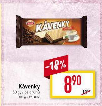 Billa Kávenky nabídka