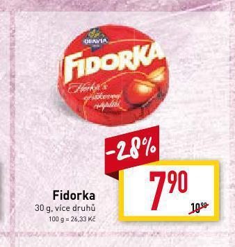 Billa Fidorka nabídka