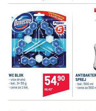 Makro Domestos wc blok nabídka