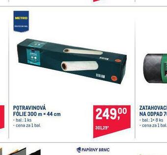 Makro Potravinová fólie nabídka
