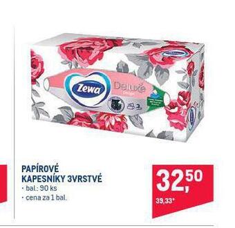 Makro Zewa papírové kapesníky nabídka