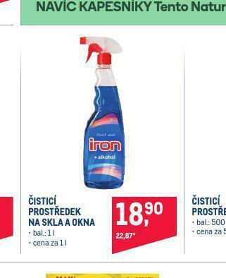 Makro Iron čistící prostředek na skla a okna nabídka