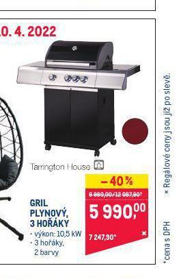 Makro Gril plynový 3 hořáky nabídka