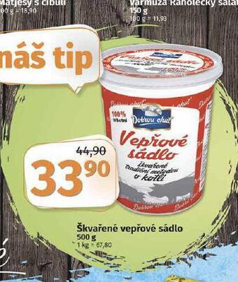 Coop Škvařené sádlo vepřové nabídka