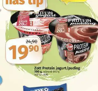 Coop Zott protein puding nabídka