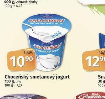 Coop Choceňský smetanový jogurt nabídka
