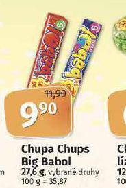 Coop Chupa chups big babol nabídka