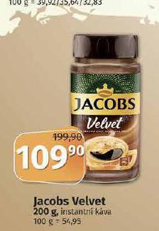 Coop Jacobs velvet instantní káva nabídka