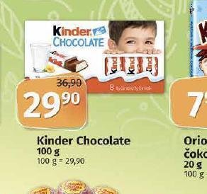 Coop Kinder chocolate nabídka