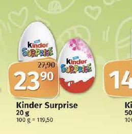 Coop Kinder surprise nabídka
