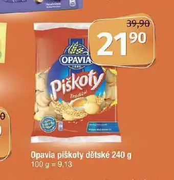 Coop Opavia piškoty dětské nabídka