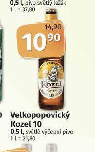 Coop Pivo velkopopovický kozel 10 nabídka
