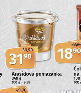 Coop Arašídová pomazánka nabídka
