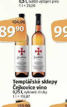 Coop Templářské sklepy čejkovice víno nabídka