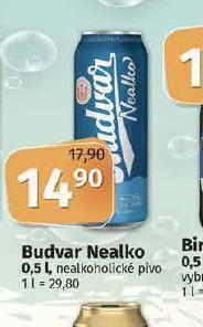 Coop Budvar nealko nabídka
