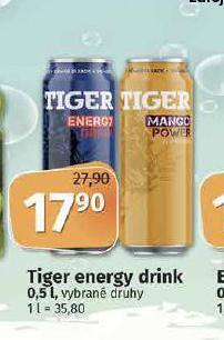Coop Tiger energy drink nabídka