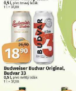Coop Pivo budweiser budvar original nabídka