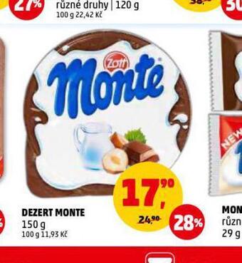 Penny Market Dezert monte nabídka