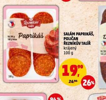 Penny Market Salám poličan nabídka