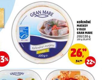 Penny Market Kořeněné matjesy v oleji nabídka