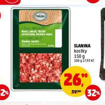 Penny Market Slanina kostky nabídka