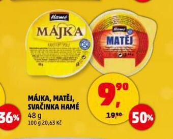 Penny Market Hamé májka, matěj, svačinka hamé nabídka