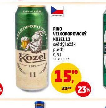 Penny Market Pivo velkopopovický kozel 11 nabídka