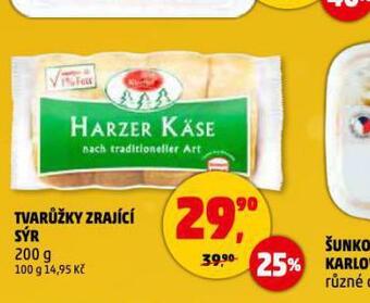 Penny Market Tvarůžky zrající sýr nabídka