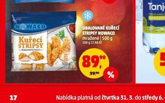 Penny Market Obalované kuřecí stripsy nowaco nabídka