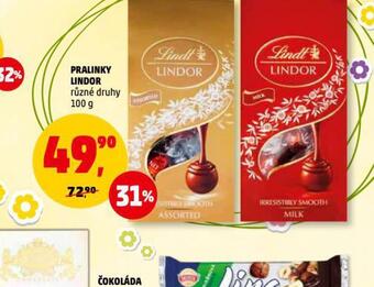Penny Market Pralinky lindor nabídka