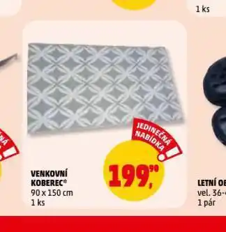 Penny Market Venkovní koberec nabídka
