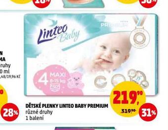 Penny Market Linteo dětské plenky nabídka