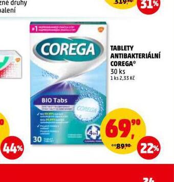 Penny Market Corega antibakteriální tablety nabídka