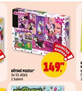 Penny Market Dětské puzzle nabídka