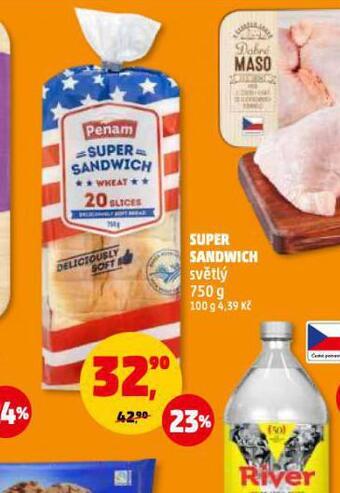 Penny Market Super sandwich nabídka