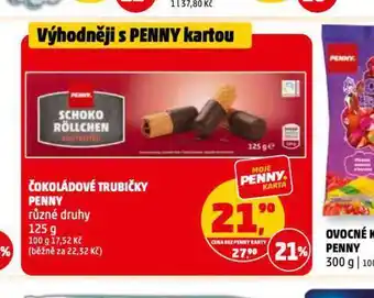 Penny Market Čokoládové trubičky penny nabídka