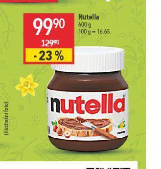 Globus Nutella nabídka