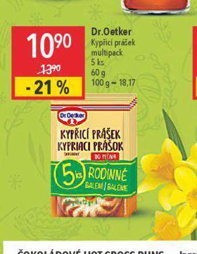 Globus Dr. oetker kypřící prášek do pečiva nabídka