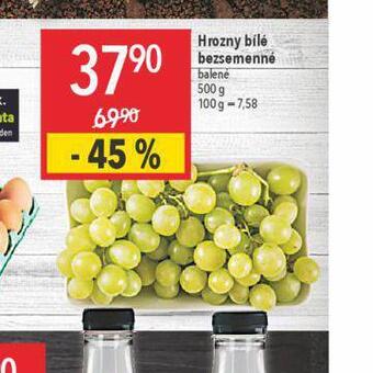 Globus Hrozny bílé bezsemenné nabídka