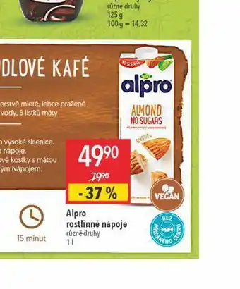 Globus Alpro rostlinné nápoje nabídka