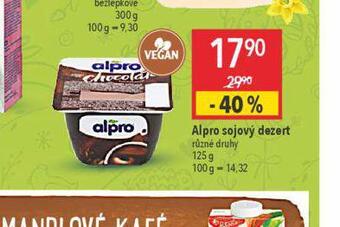 Globus Alpro sojový dezert nabídka