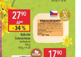 Globus Babické listové těsto nabídka