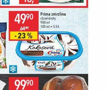 Globus Prima zmrzlina nabídka