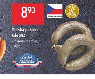 Globus Selská paštika nabídka