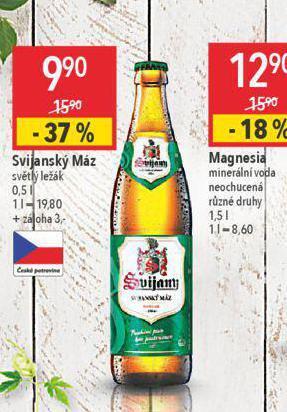 Globus Pivo svijanský máz nabídka