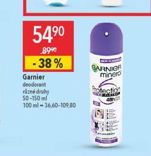 Globus Garnier deodorant nabídka