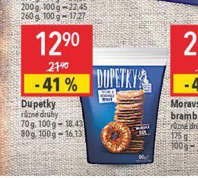 Globus Dupetky nabídka