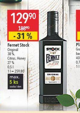 Globus Fernet stock nabídka