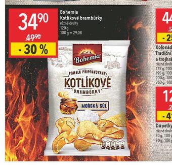 Globus Bohemia kotlíkové brambůrky nabídka