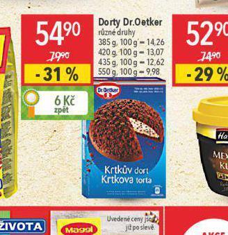 Globus Dorty dr. oetker nabídka